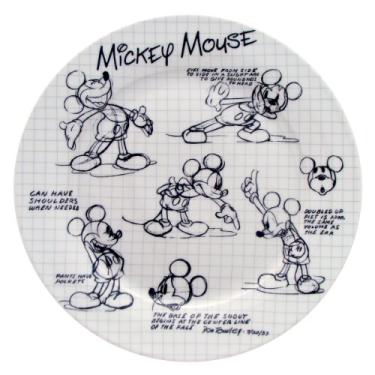 Imagem de Disney Sketchbook Prato de jantar do Mickey, conjunto com 4
