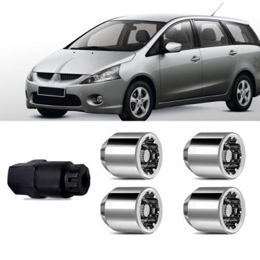 Imagem de Porca Antifurto Roubo Rodas Carros Mitsubishi