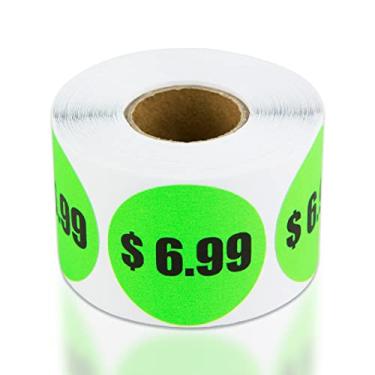 Imagem de Adesivos de preço para preço, ponto de preço, adesivos de preço de varejo, vendas, vendas no quintal, vendas na garagem (pais), 6.99, 1 Roll