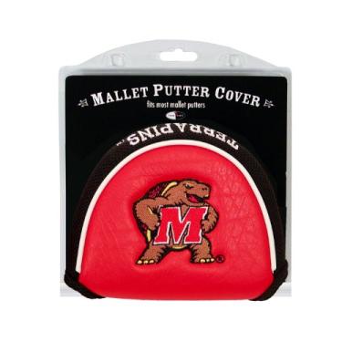 Imagem de Capa de cabeça para taco de golfe Team Golf NCAA, serve para a maioria dos putters de martelo, Scotty Cameron, Daddy pernas longas, Taylormade Odyssey, Titleist, Ping, Callaway, Maryland Terps