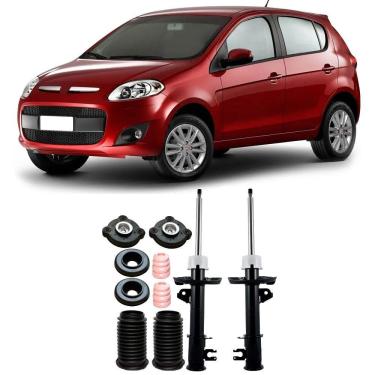 Imagem de Amortecedor + Kit Batente Fiat Palio Dianteiro 2012 Até 2020 O Par