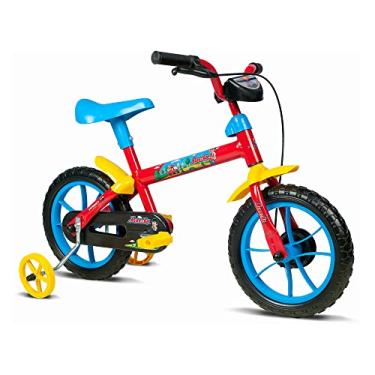 Imagem de Bicicleta Infantil Verden Jack Vermelha e Azul - Aro 12 com rodinhas