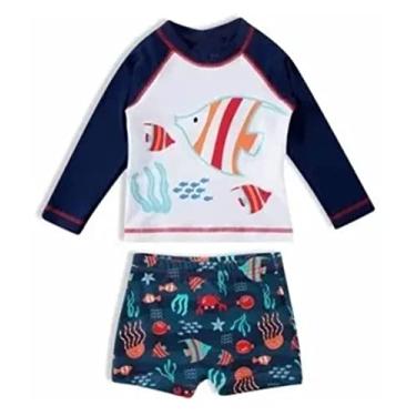 Imagem de Roupa De Banho Praia/piscina Bebê Proteção Solar Tip Top (2 ANOS)