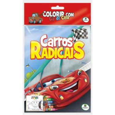 Disney Carros 3 - Pronto Para Corrida Livro De Colorir Com Cards no Shoptime