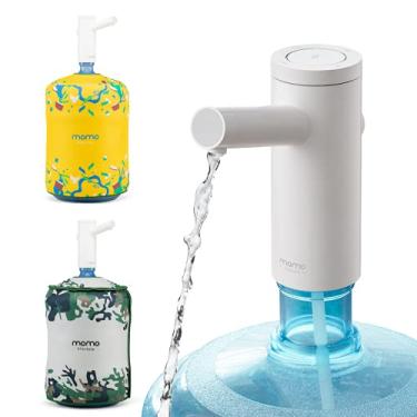 Imagem de Kit Bomba Inteligente Momo M4 + Capa Neoprene Dupla-Face, para Galão e Garrafão de Água, Momo Lifestyle, 10 e 20 litros (Pátria Amada, para Galão de 20 Litros)