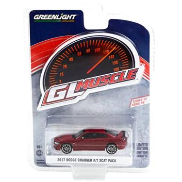 Imagem de 2017 Charger R/T Scat Pack Octane Red Metallic Greenlight Muscle Series 26 1/64 Diecast Model Car by Greenlight 13310 E