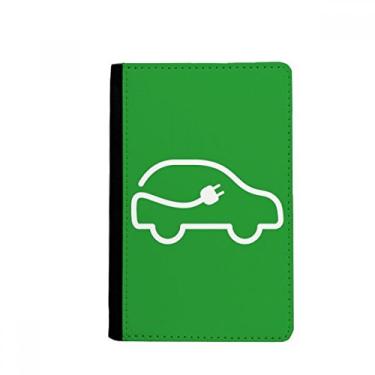 Imagem de Plugue de linha para veículos de energia protegem o meio ambiente porta passaporte Notecase Burse carteira porta-cartão, Multicolor