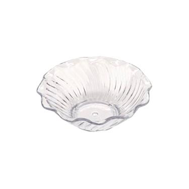 Imagem de G.E.T. Enterprises Clear 170 g Prato de sobremesa, resistente a quebras, pode ser lavado na lava-louças, coleção San Dessert Time DD-60-CL-EC (pacote com 4)