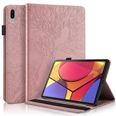 Imagem de Capa para tablet compatível com Lenovo Tab Pad P11 Pro (TB-J706F/J716F) capa de couro PU Flip Wallet capa protetora Tree Of Life capa para tablet slot for cartão capa for tabl