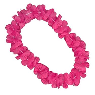 Imagem de blinkee Colar de flor havaiana Lei, rosa