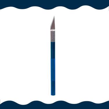 Imagem de Estilete De Precisão Corte Bisturi-c/6 Lâminas - Azul Turquesa - nybc