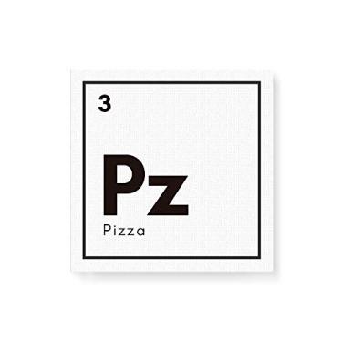 Imagem de Arte Maníacos Quadro Decorativo em Tela Canvas Pizza Elemento - 50x50cm