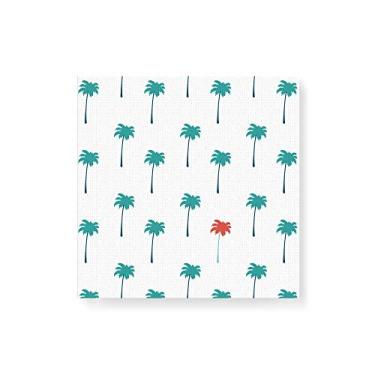 Imagem de Arte Maníacos Quadro Decorativo em Tela Canvas Coqueiros Textura - 30x30cm