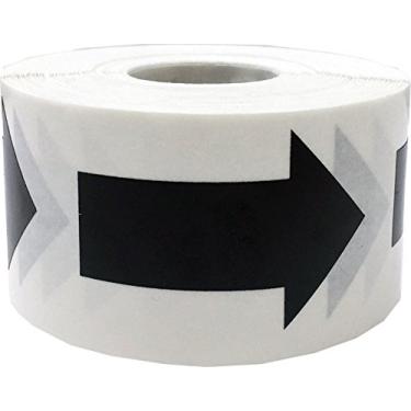 Imagem de Flechas de Codificação de Cores de 5 cm, Preto, 1.25 x 2" Arrow