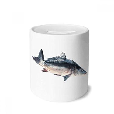 Imagem de DIYthinker Caixa de cerâmica para guardar dinheiro com peixes do oceano para atividades e dinheiro