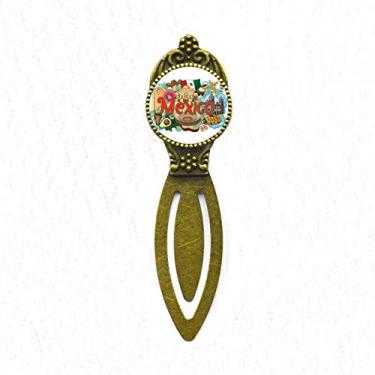 Imagem de Marcador de página retrô Teotihuacan Sintagma México Graffiti para escritório