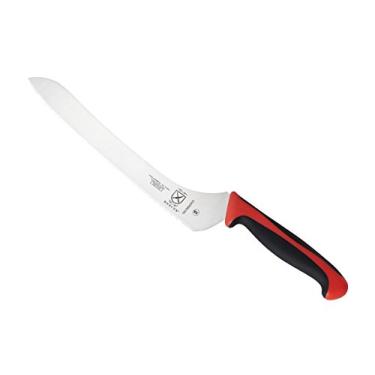 Imagem de Mercer Culinary Faca de pão Millennia Color Handle Cutlery 23 cm (borda ondulada) vermelha