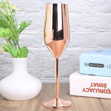 Imagem de Taça de champanhe, taças de champanhe, para casa (ouro rosa)
