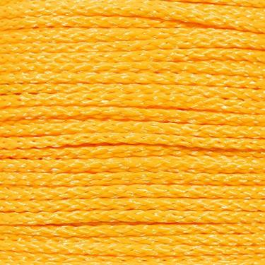 Imagem de Corda de polipropileno trançado oco em amarelo – Vários usos – (1/4 polegadas x 30 pés)