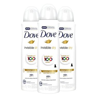 Imagem de Kit Desodorante Aerosol Dove Invisible Dry - 3 Unidades