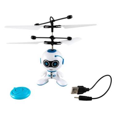 Mini Drone Brinquedo Infantil Robô Voa Com Infravermelho