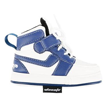 Imagem de simhoa Golf Putter Headcover Golf Club Head Cover Tênis de couro PU em forma de capa protetora à prova d'água Golf Blade Putter Covers for Women Men, Branco azul