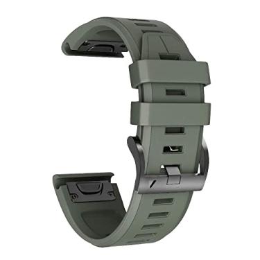 Imagem de DFAMIN 22 26mm Pulseira de liberação rápida de silicone para Garmin Fenix 7 7X 6X 6Pro 5 5X Plus/Descent Mk2i MK2 D2 Pulseira de relógio inteligente Correa (Cor: J, Tamanho: Outras pulseiras de 22mm)