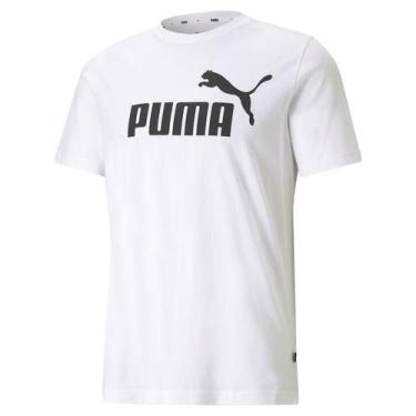 Imagem de Camiseta Puma Ess Logo Masculina - Branco