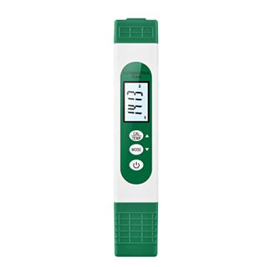 Imagem de Snsowed 5 em 1 multifuncional analisador de qualidade de água portátil tipo caneta medidor de teste EC/TDS/SG/SALT/TEMP testador de água LCD digital medidor de análise de qualidade de água para aquário