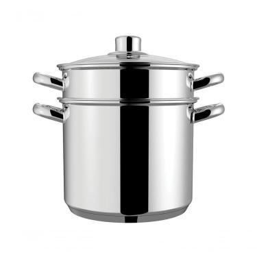 Imagem de Espagueteira Savoy - Brinox Caldeirão ø20 X 17cm 5l X Cozi 20 X 16,8cm 4,8l - Brinox
