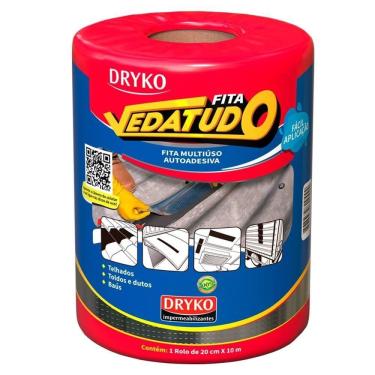 Imagem de Vedatudo Fita Aluminizada Impermeabilizante Dryko 20cmx10m