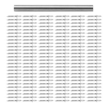 Imagem de 100 x unhas de cabeça dupla linha de contorno de unhas sem costura pregos ocultos especiais para móveis de madeira maciça