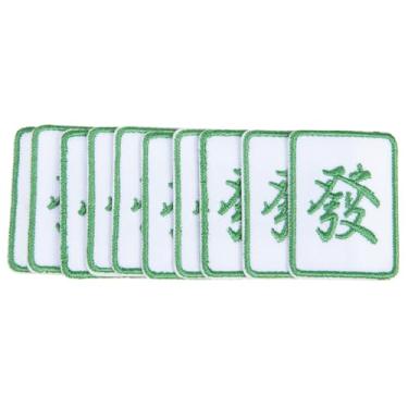 Imagem de Operitacx 30 Peças Remendos De Casaco Decalques De Letras Em Ferro Em Remendos De Mahjong Remendos Bordados De Mahjong Remendos De Mala Decoração Roupas Dreses Tem Acessórios De Reparo De