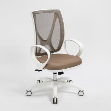 Imagem de Cadeira Alma Bege, com braços fixos - Rossi Cadeiras