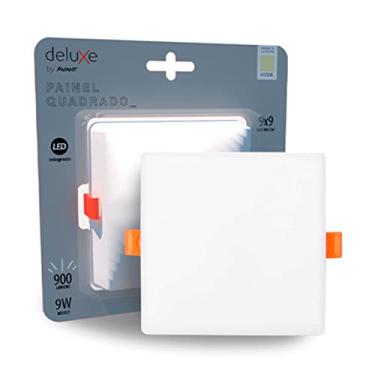 Imagem de Painel de Led Plafon Borda Infinita Flat 9w Bivolt Quadrado 4000k Branco Neutro 9cm Avant 344150878