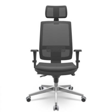 Imagem de Brizza Tela Slider Autocompensador 3D Com Apoio Base em Aluminio Design Plaxmetal NR-17 Ergonômica (Sintético Preto)