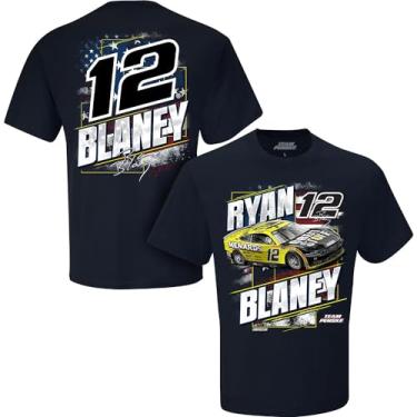 Imagem de Camiseta Chase Elliott #9 NASCAR 2024 NAPA Stars and Stripes Patriotic Classic Navy, Ryan Blaney - Menards, G