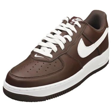 Imagem de Nike Tênis masculino Air Force 1 Low Retro Qs Tamanho 39 Chocolate/Branco, Chocolate/Chocolate branco, 40
