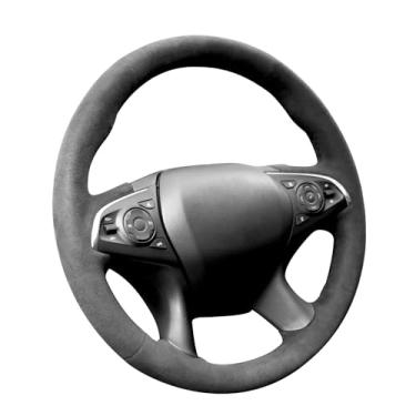 Imagem de Alfanxi Costura à mão Itália Alcantara Capa para volante para Buick Lacrosse Essence/Lacrosse Premium