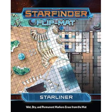 Imagem de Starfinder Rpg Flip Mat Starliner