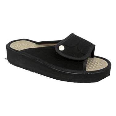 Imagem de Tamanco Feminino Mundo Flex Mule Slide Ortopédico Macio (Preto/Preto, BR, Adulto, Numérico, 37)