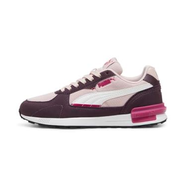 Imagem de PUMA Tênis infantil unissex Graviton, Mauve Mist-puma branco-meia-noite ameixa-magenta brilho, 18