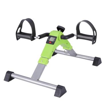 Imagem de Deevoka Pedal dobrável para bicicleta ergométrica, pedal de treinamento, exercitador de pernas de aço, pedal dobrável para academia, fitness, mulheres e, Verde