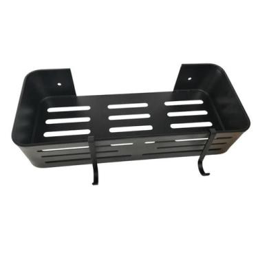 Imagem de Suporte Porta Shampoo Organizador Prateleira Preto Luxo Banheiro Box M
