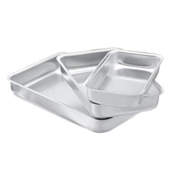 Imagem de Conjunto de assadeiras 3 peças polida - PANELUX