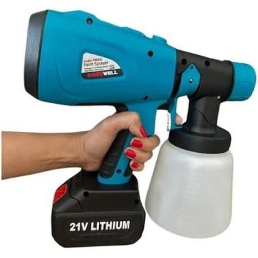 Imagem de Pistola De Pintura / Pulverizador A Bateria Thaf (180W) - Thaff
