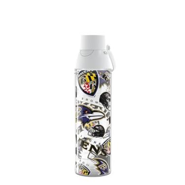 Imagem de Tervis Copo com isolamento total NFL Baltimore Ravens, garrafa de água Venture Lite de 680 g, clássica