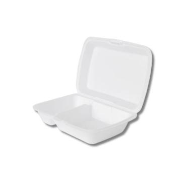 Imagem de Ch-121-2d hamburgueira (24,7x16,1x7,0 cm.) eps c/2x100 un. - COPOBRAS