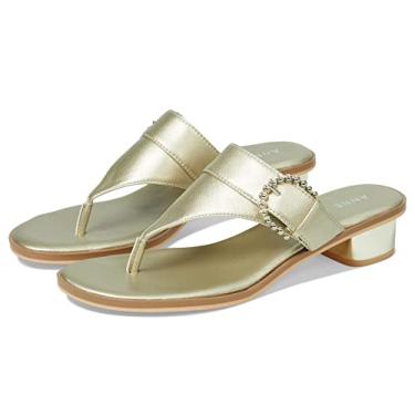 Imagem de Anne Klein Pantufa feminina Thessy, Platina, 35