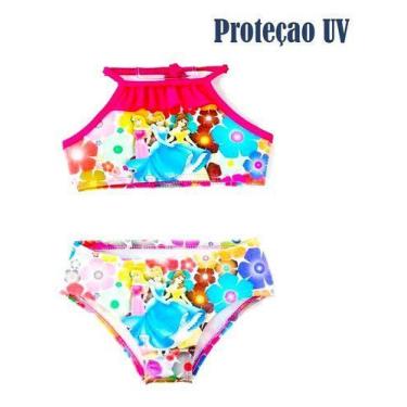 Imagem de Biquini Infantil Personagem  Moda Praia Verão Com Proteção Uv - anjo d
